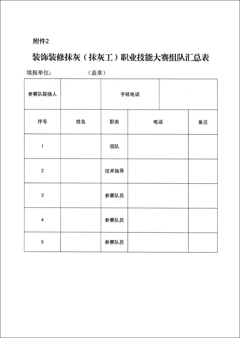 关于转发《长沙市住房和城乡建设局关于举办2021年长沙市建设工程行业职业(装饰装修抹灰)技能选拔赛的通知》的通知